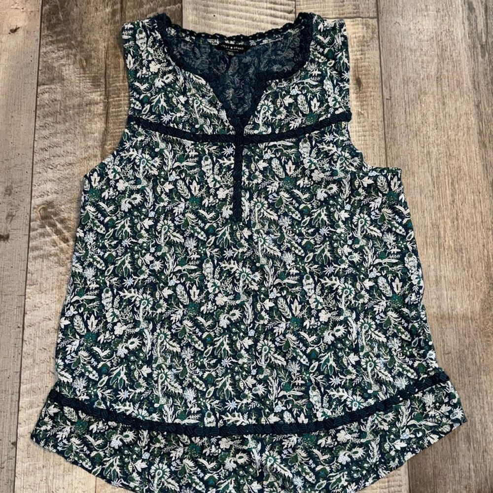 LUCKY BRAND sleeveless‎ top size large